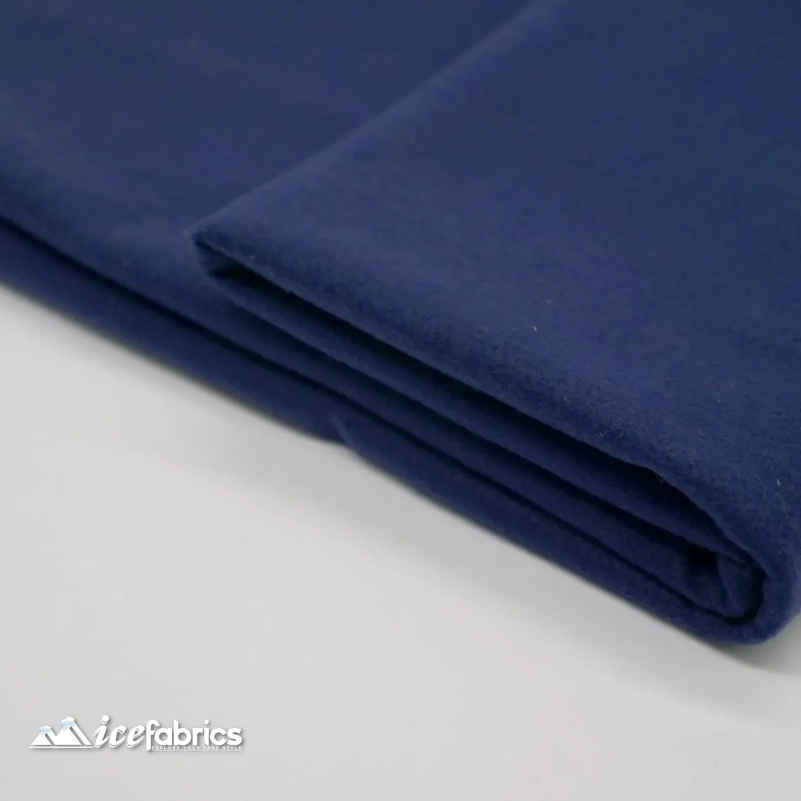 72 Inches Wide 1.6 mm Thick Acrylic Navy Blue Felt Fabric By The Yard