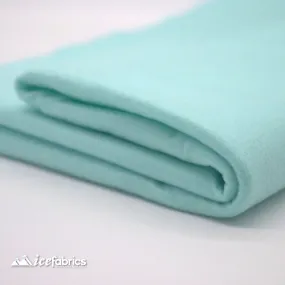 72" Wide 1.6 mm Thick Acrylic Aqua Felt Fabric By The Yard
