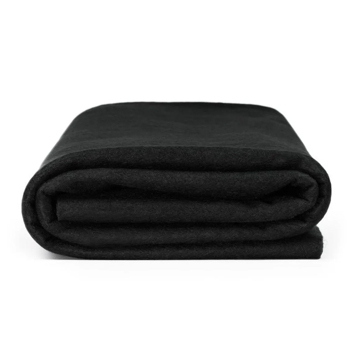 72" Wide 1.6 mm Thick Acrylic Black Felt Fabric By The Yard