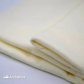 72" Wide 1.6 mm Thick Acrylic Ivory Felt Fabric By The Yard