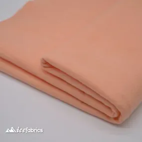 72" Wide 1.6 mm Thick Acrylic Peach Felt Fabric By The Yard