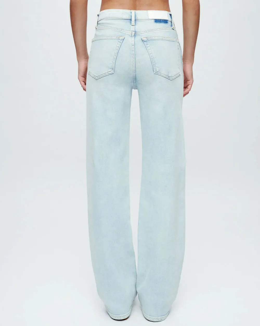 90s High Rise Loose Jean in Vapor Wave