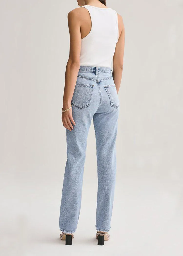 Agolde Lana Mid Rise Vintage Straight - Riptide-***FINAL SALE***