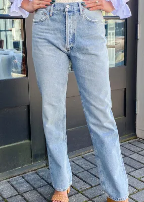 Agolde Lana Mid Rise Vintage Straight - Riptide-***FINAL SALE***