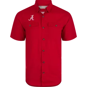 Alabama Frat Dobby Solid Short Sleeve Shirt