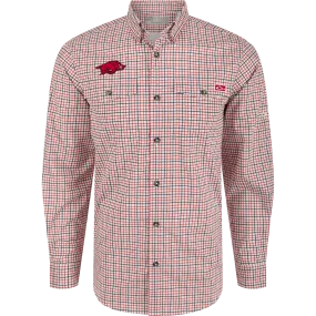 Arkansas Frat Tattersall Long Sleeve Shirt