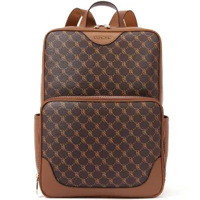Baish Nappa Pattern Italian Leather Backpack for Women