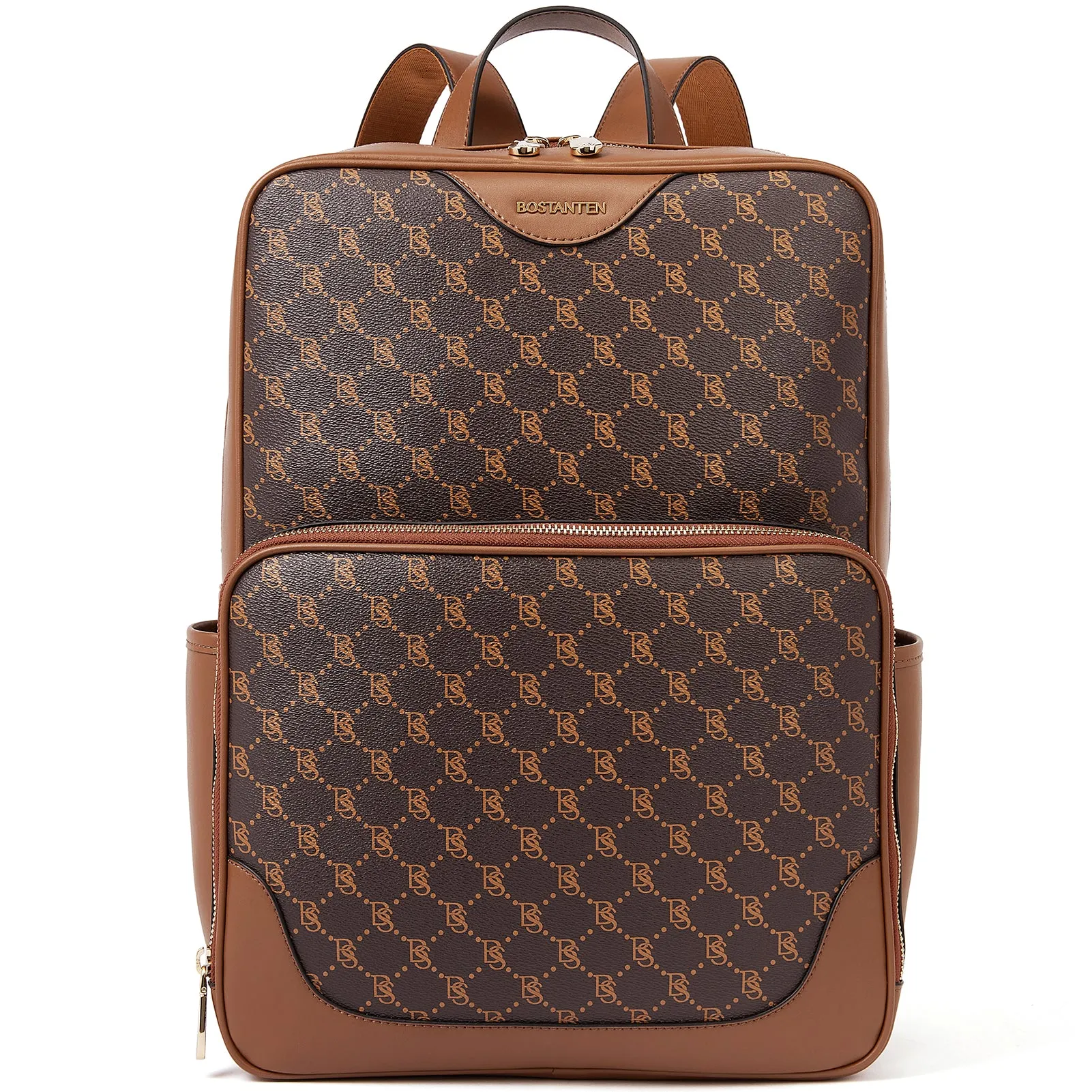 Baish Nappa Pattern Italian Leather Backpack for Women