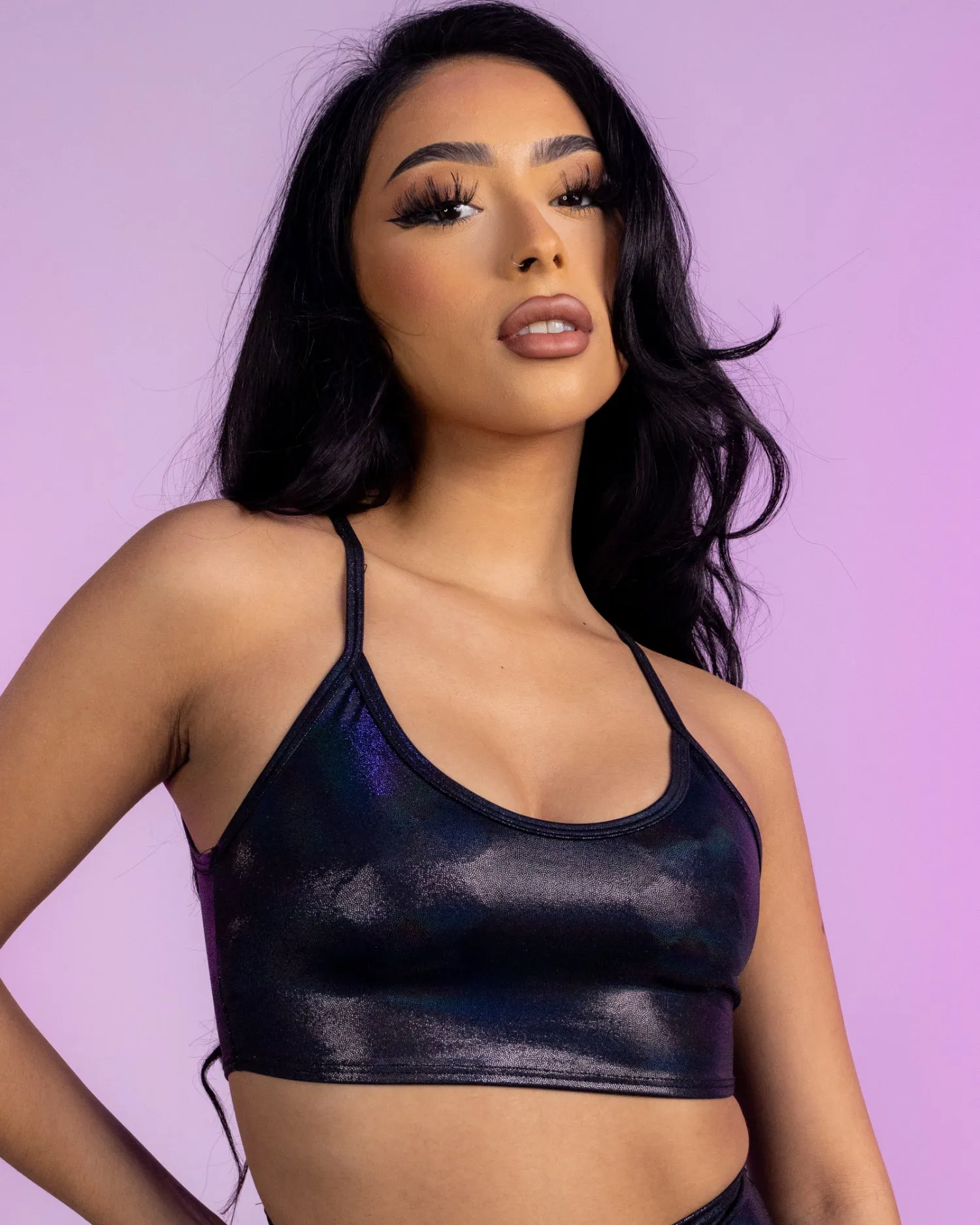 Black Spectrum Spaghetti Tank