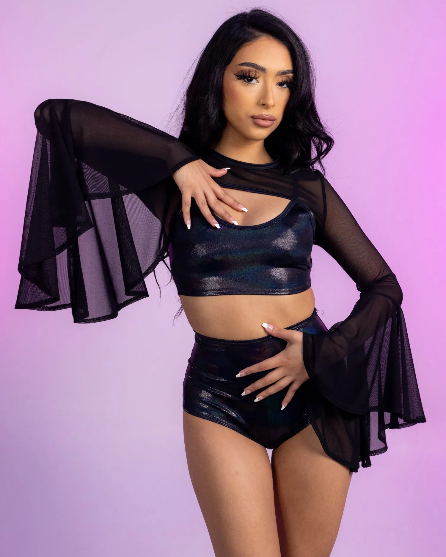 Black Spectrum Spaghetti Tank