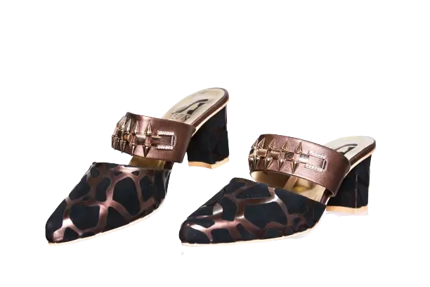 Block Heels Mules Shoes