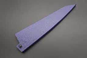 Blue Lacquered Wooden Saya for Boning Knife | Honesuki
