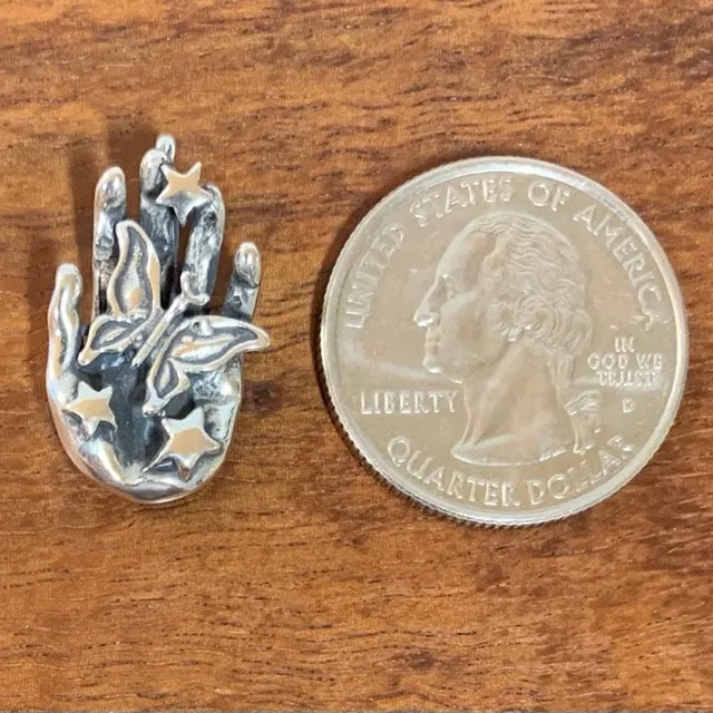 Butterfly In Hand Pendant