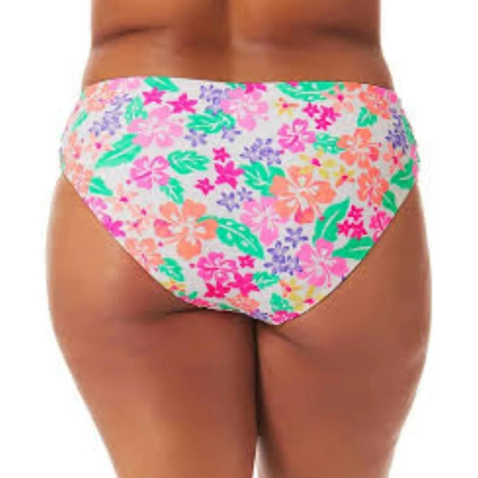 California Waves Trendy Plus Size Hawaii Sunsets Bikini Bottoms 16/18