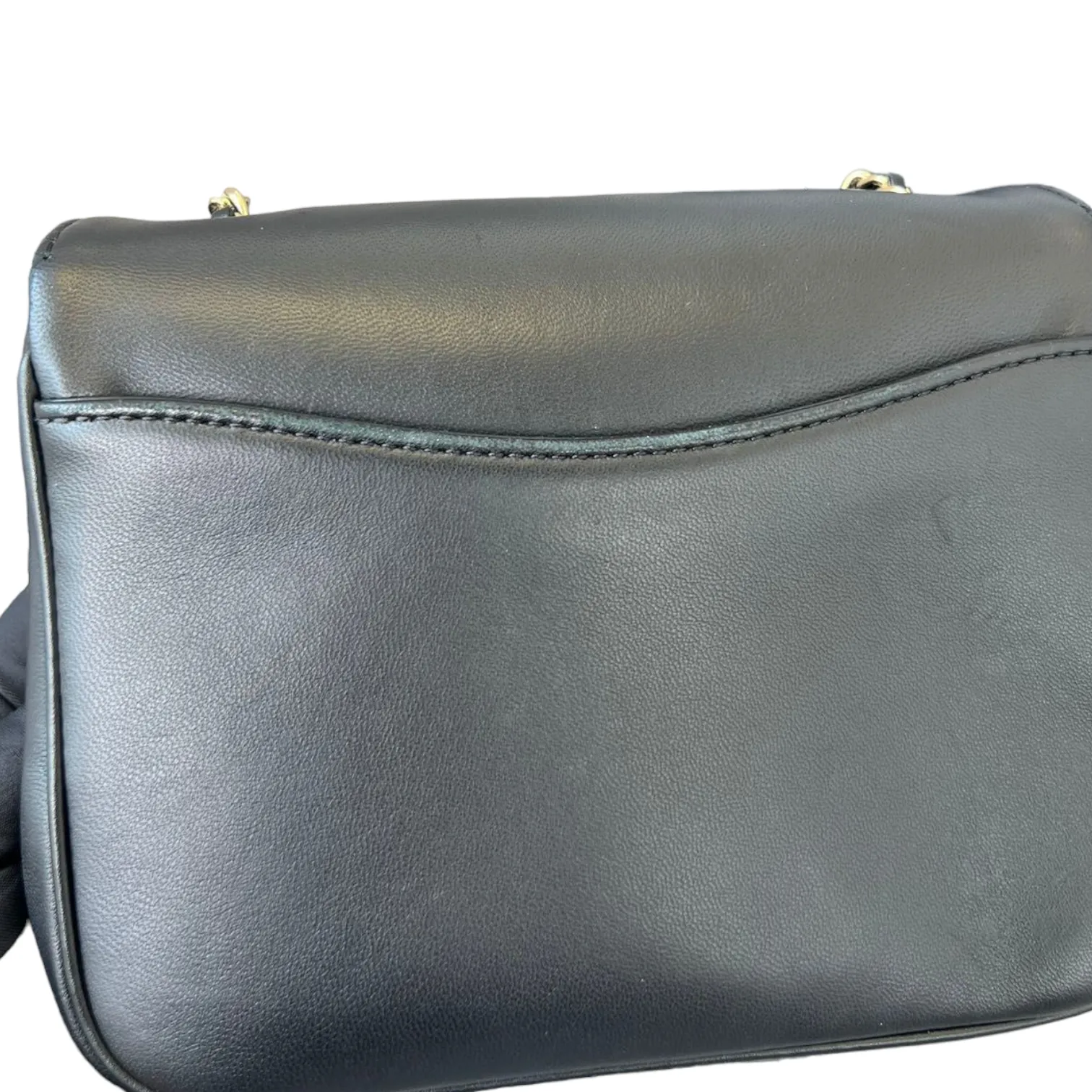 CC Mania Flap Lambskin Black Bag GHW