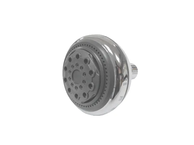 Chrome Plastic 5 Way Shower Head with 3 Distinitive Massaging Shower Sprays - CHID069
