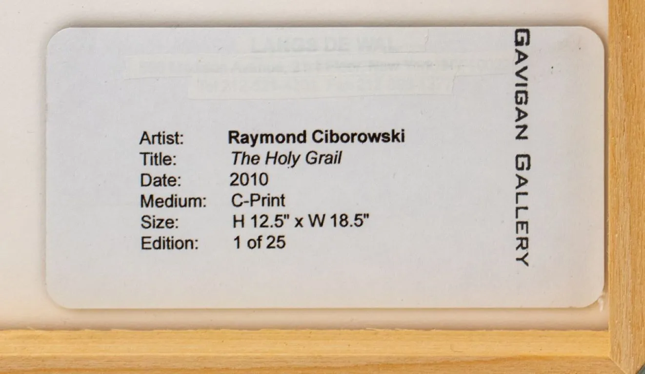 Ciborowski "The Holy Grail" Chromogenic Print 2010