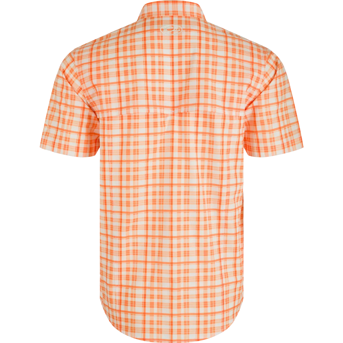Clemson Hunter Creek Windowpane Plaid Short Sleeve Shirt