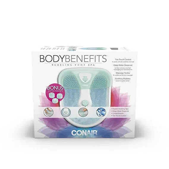 Conair Body Benefits Foot Spa/Pedicure Spa with Massaging Bubbles - COFB27R