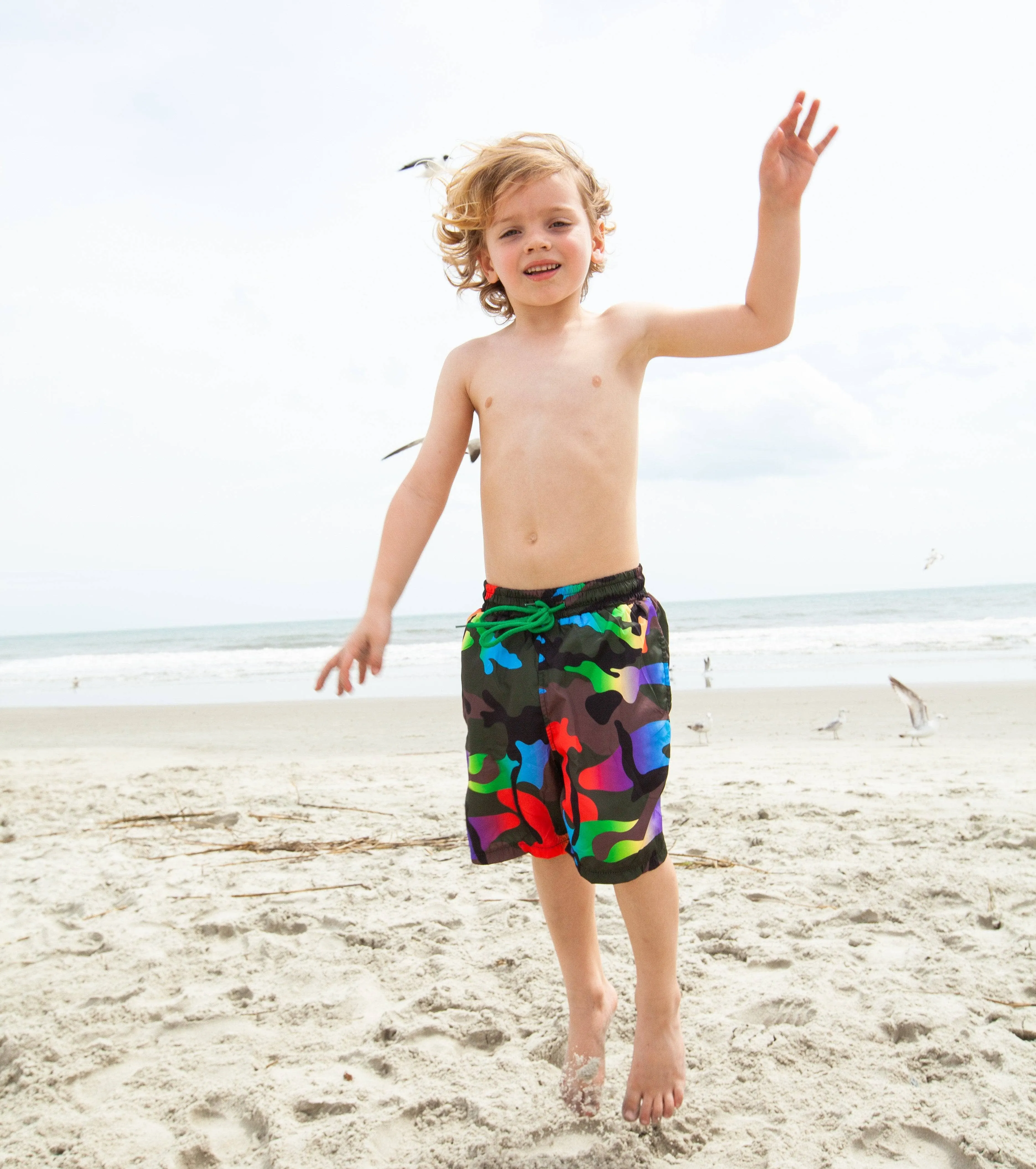 Cool Camo Swim Shorts