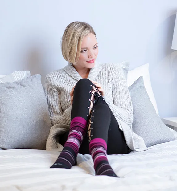 Cotton Everyday Compression Socks (15-20mmHg) - Dots - 3 Pack