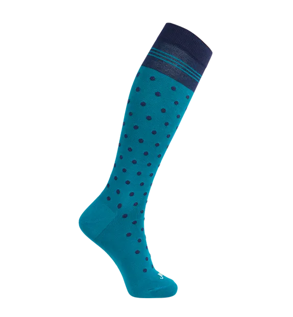 Cotton Everyday Compression Socks (15-20mmHg) - Dots