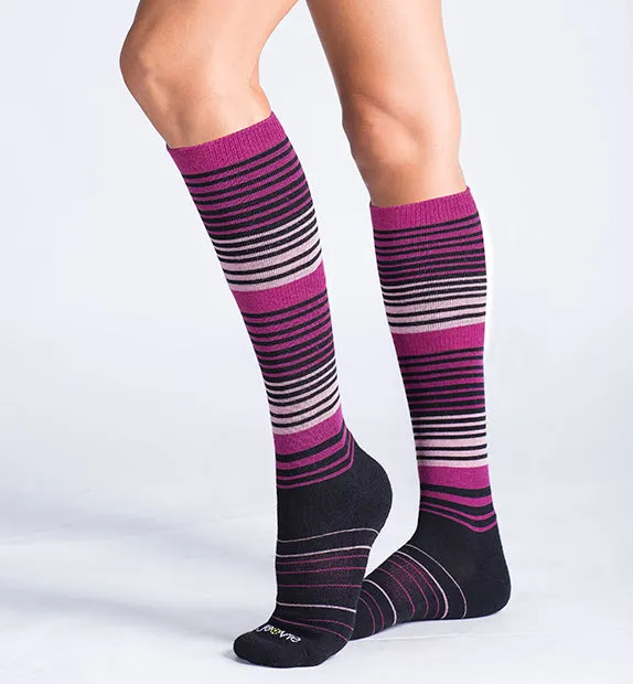 Cotton Everyday Compression Socks (15-20mmHg) - Stripes
