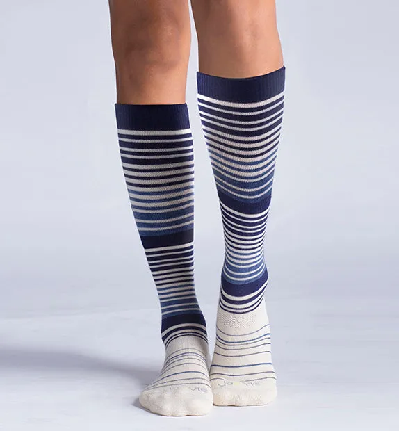 Cotton Everyday Compression Socks (15-20mmHg) - Stripes