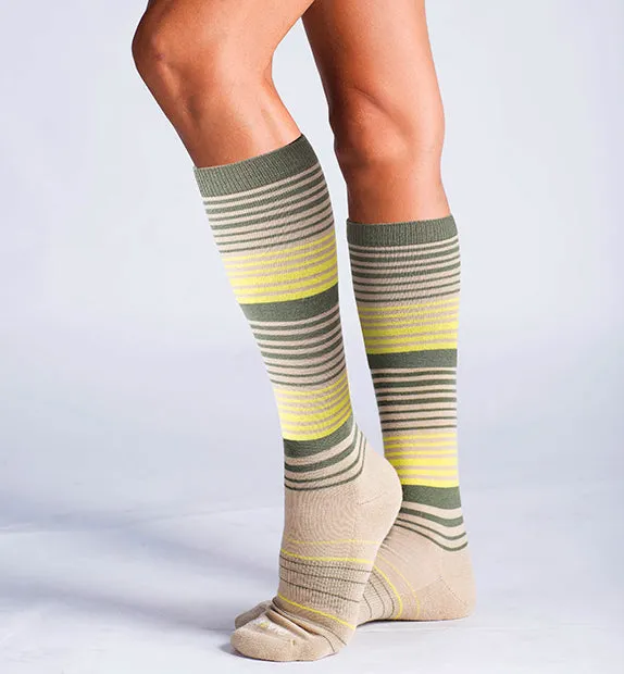 Cotton Everyday Compression Socks (15-20mmHg) - Stripes