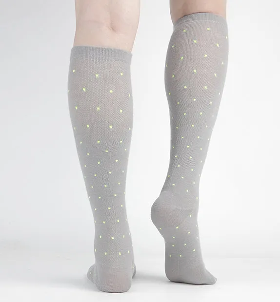 Cotton Everyday Split Toe Socks (15-20mmHg) - Dots