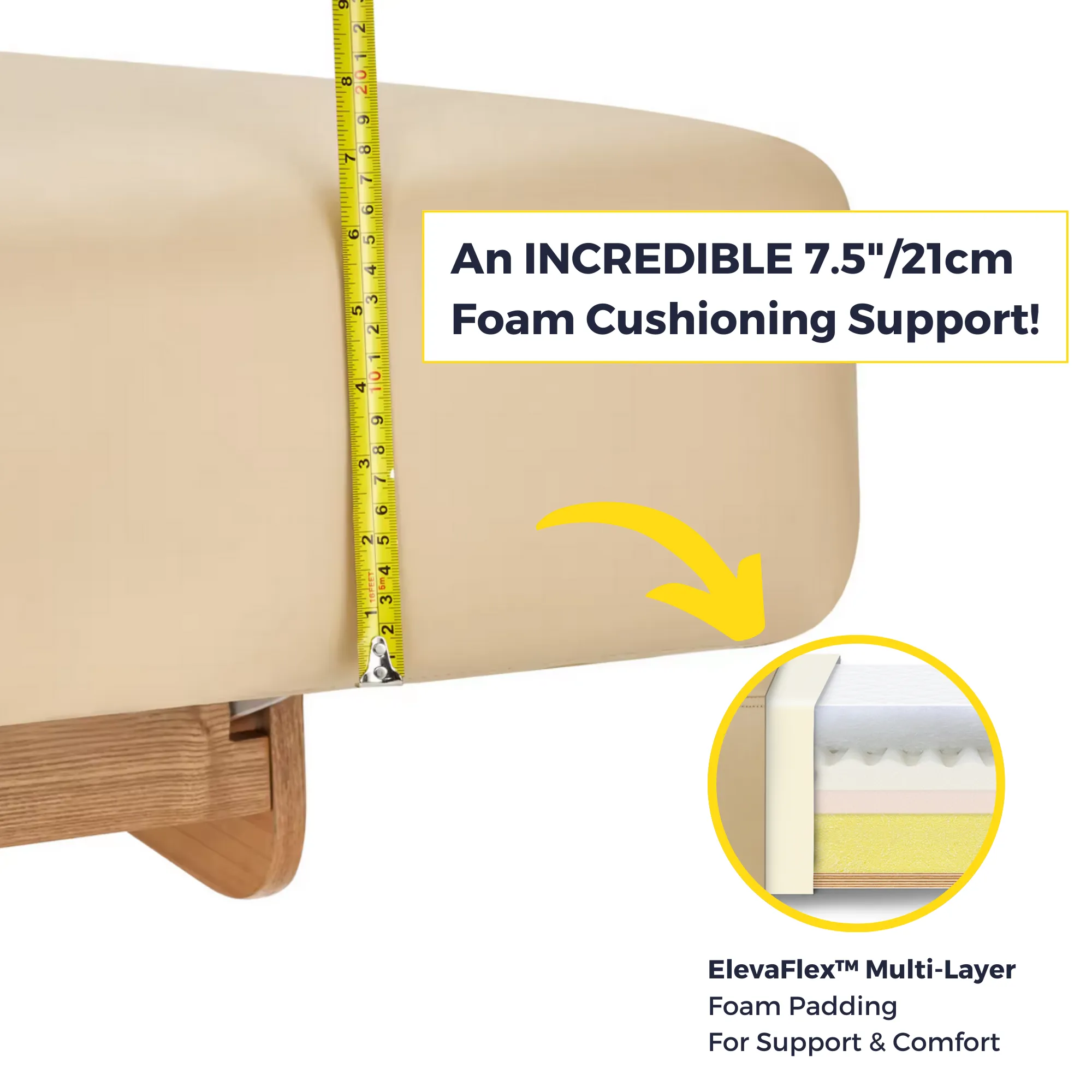 DAYDREAM CLOUD NINE SEAMLESS 2 SECTION ELECTRIC TREATMENT COUCH