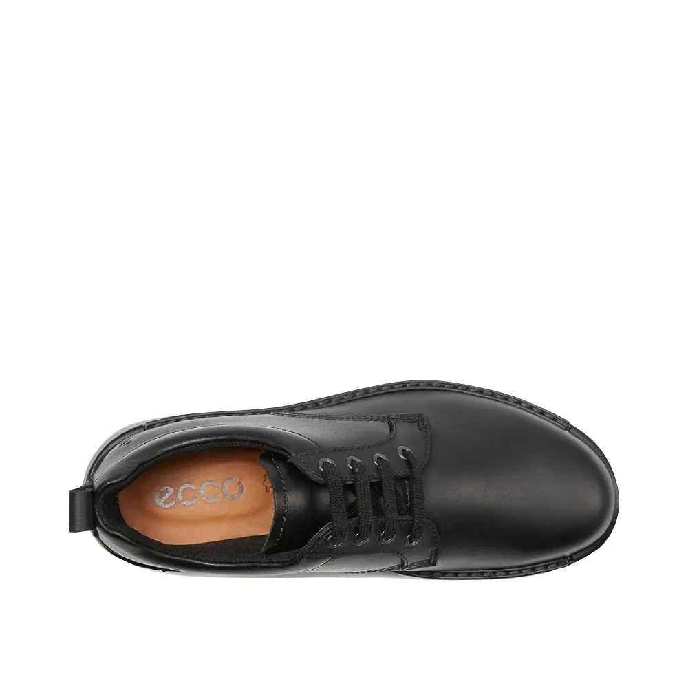 Ecco Men's Fusion Oiled Nubuck Tie in Black