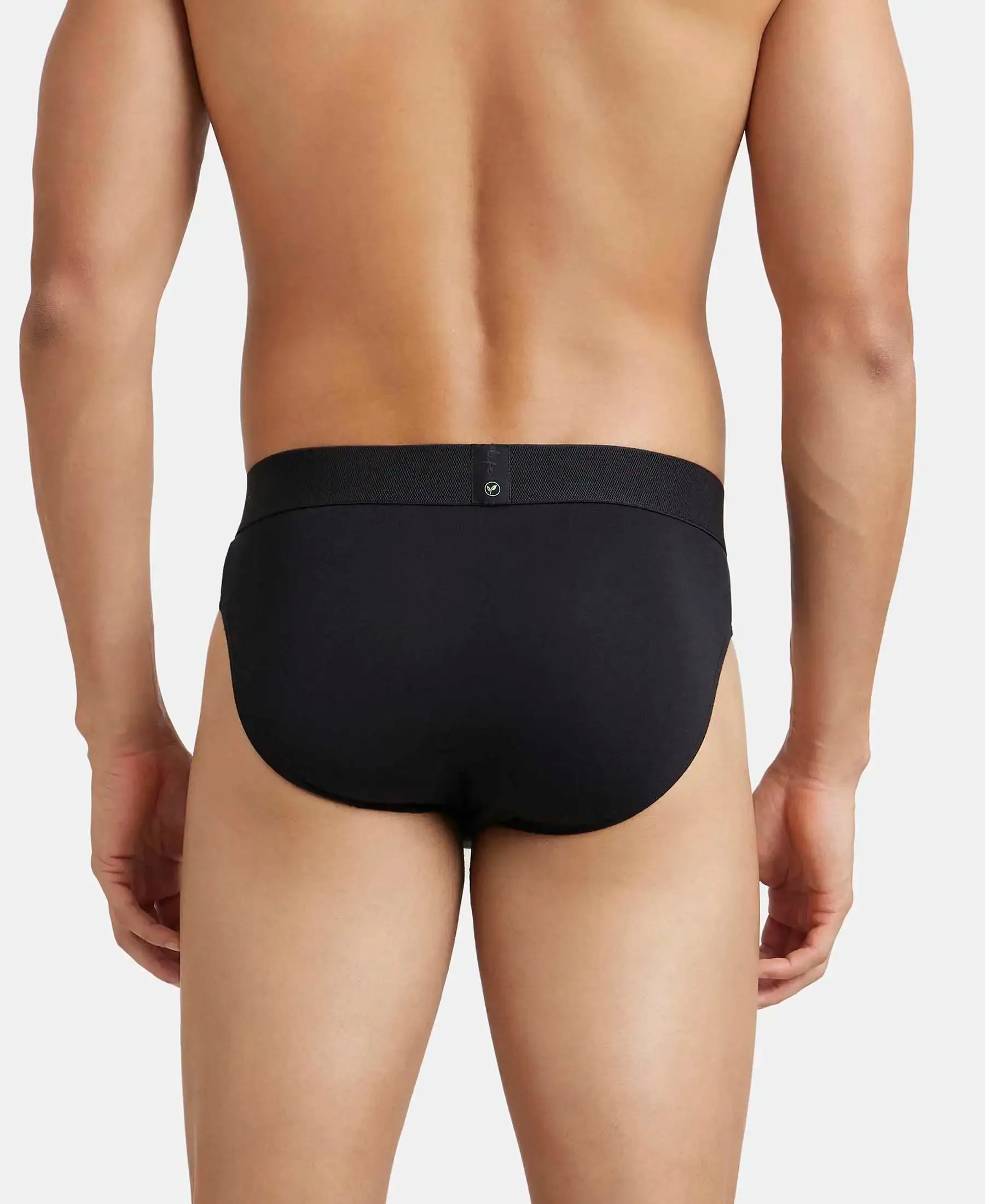 Environment Friendly Tencel Lyocell Fiber Brief With Natural Stayfresh Properties - Black