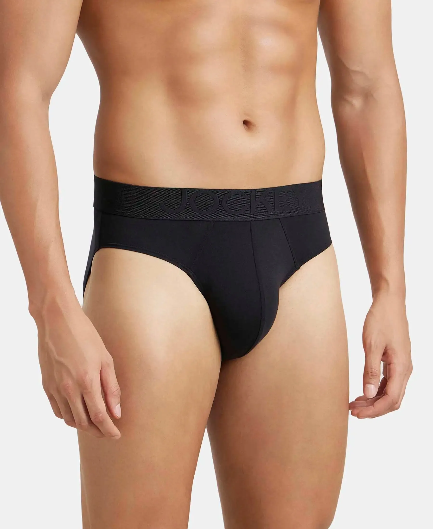 Environment Friendly Tencel Lyocell Fiber Brief With Natural Stayfresh Properties - Black