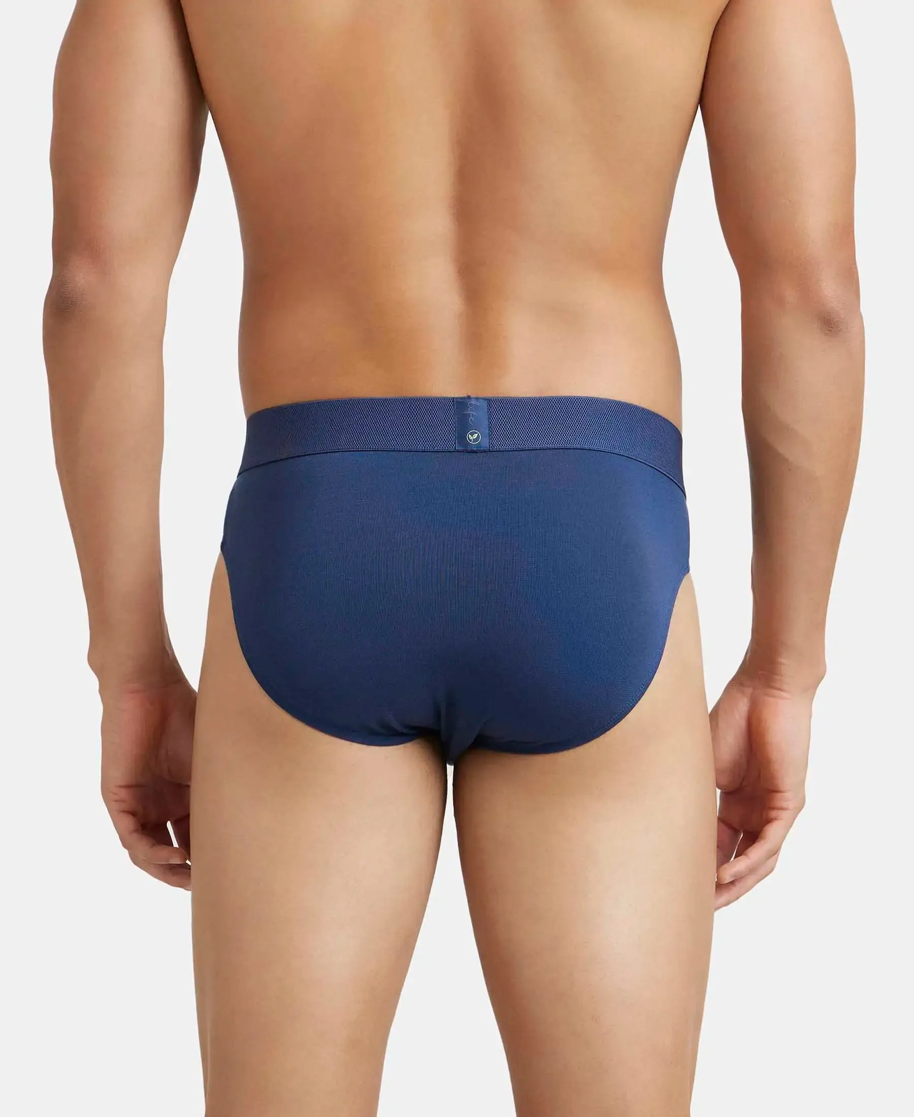 Environment Friendly Tencel Lyocell Fiber Brief With Natural Stayfresh Properties - Insignia Blue