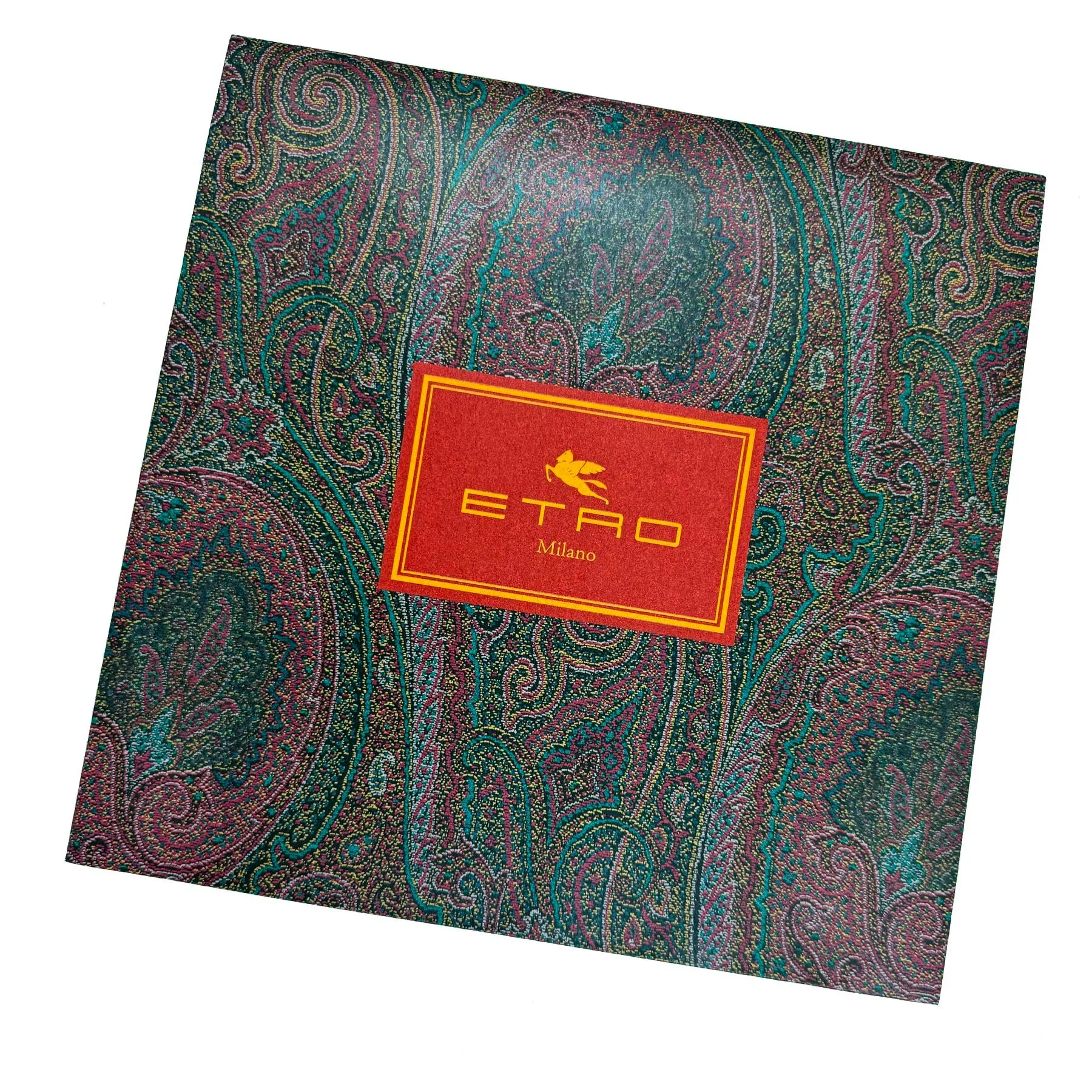 Etro Scarf Ornamental Paisley & Floral - Extra Large Square Cashmere Silk Shawl