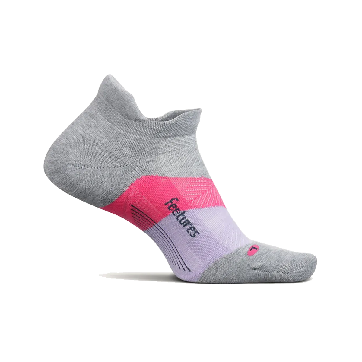 Feetures Elite Max Cushion No Show Tab - Gradual Grey