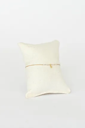 Flore Bracelet with Diamond - Pearl