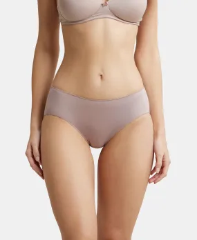 High Coverage Micro Modal Elastane Stretch Hipster With Ultrasoft Concealed Waistband - Mocha