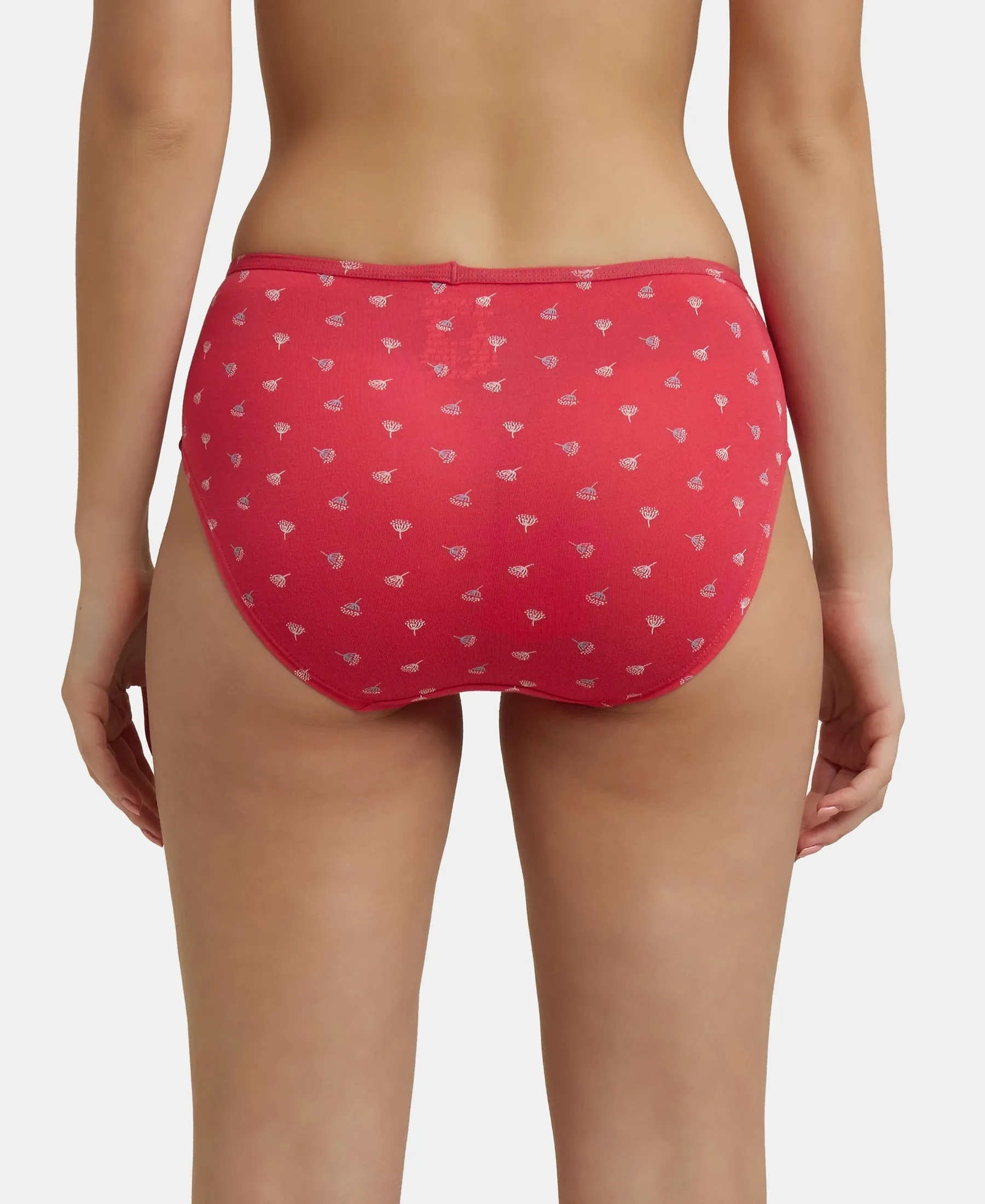 High Coverage Super Combed Cotton Elastane Stretch Hipster With Concealed Waistband and StayFresh Treatment - Assorted Prints (Pack of 2)