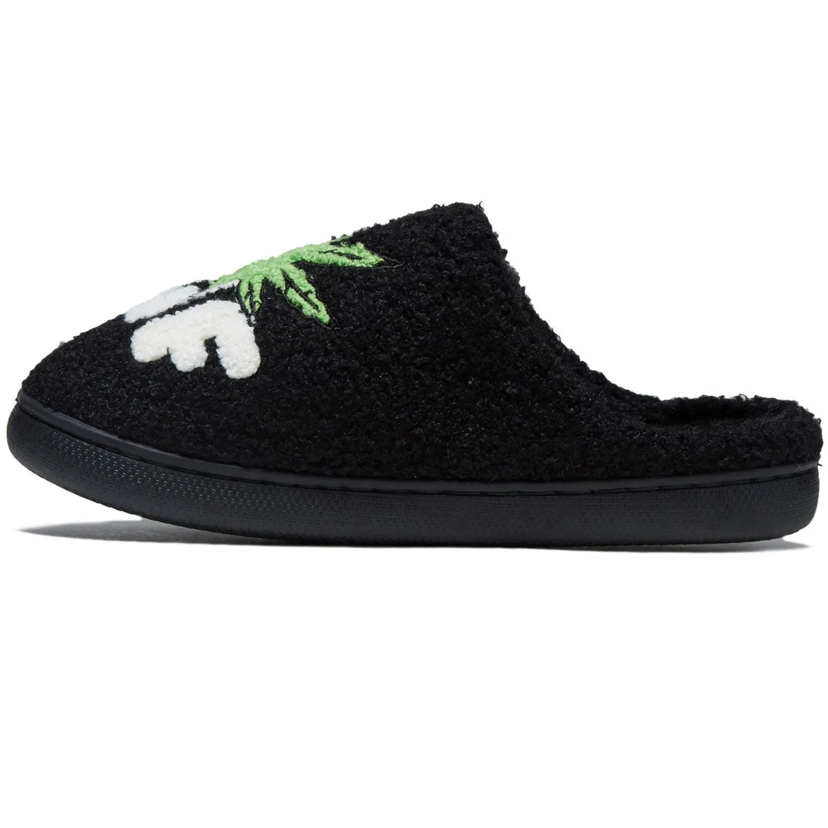 Huf Fuzzy Slipper Shoes - Black