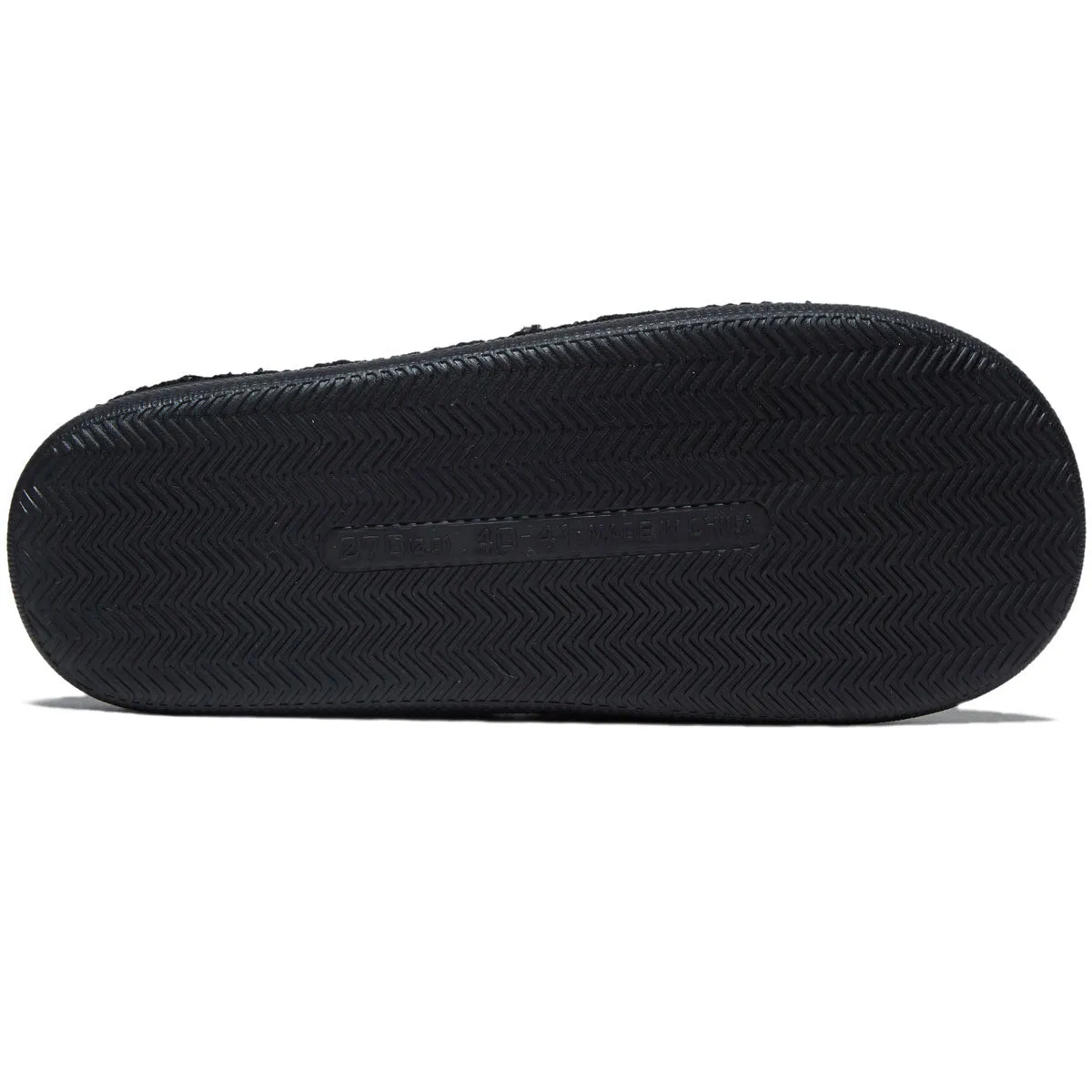 Huf Fuzzy Slipper Shoes - Black