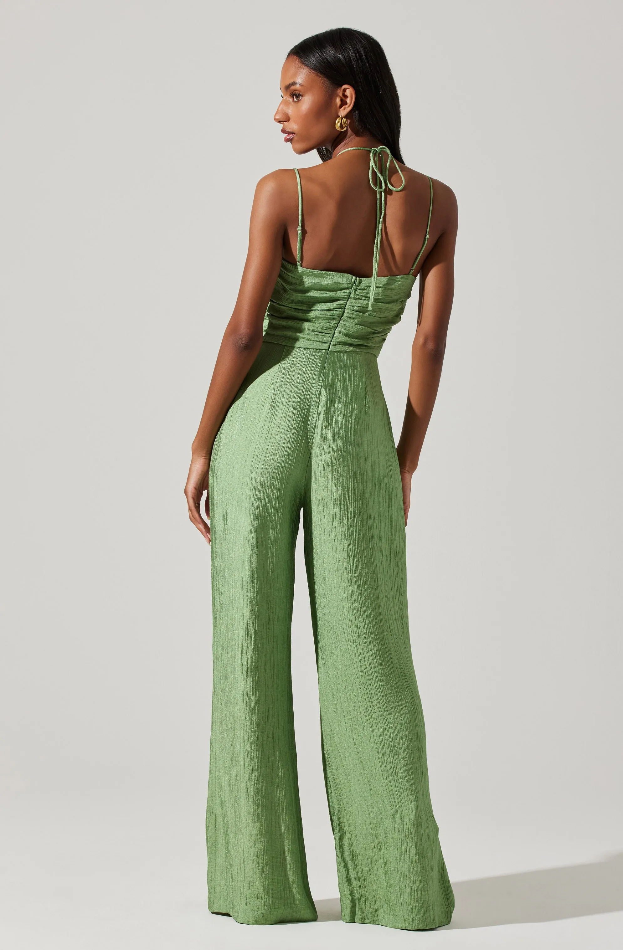 Kamora Front Cutout Jumpsuit