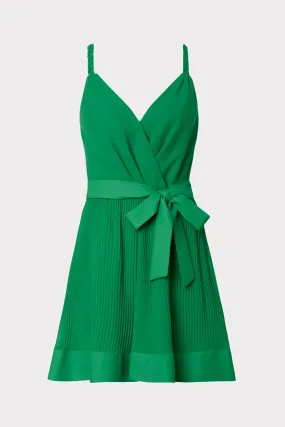 Livy Pleated Mini Dress