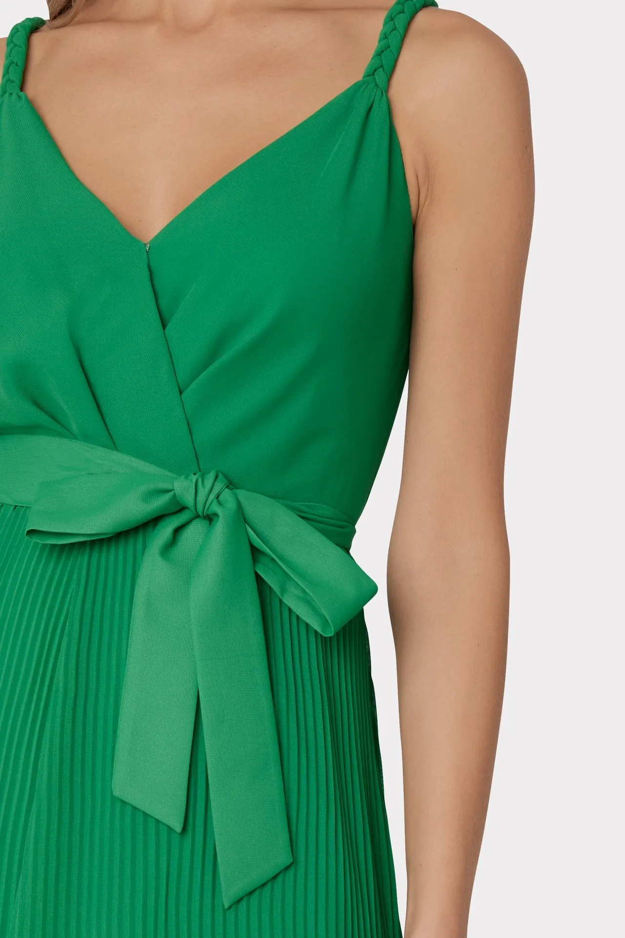 Livy Pleated Mini Dress