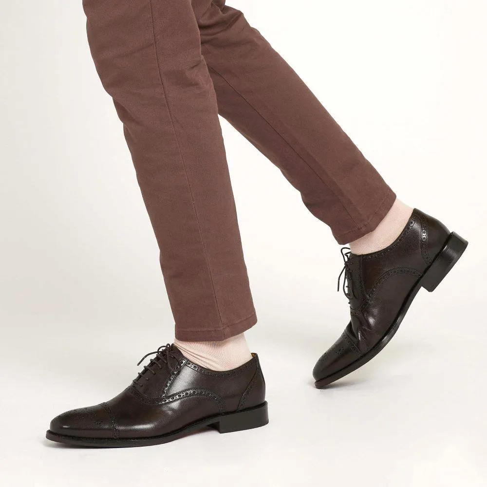 Maynard Leather Oxford Brogues - MAYNARD / 27254364