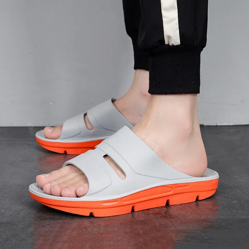 Men's EVA Peep Toe Breathable Non-Slip Casual Wear Slipper