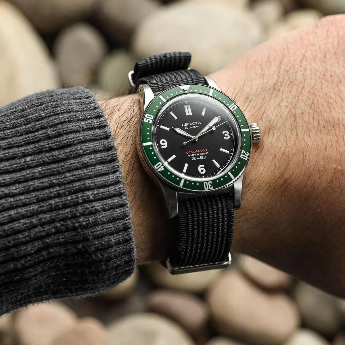 Ocean-Scout Dive Watch - Emerald Green