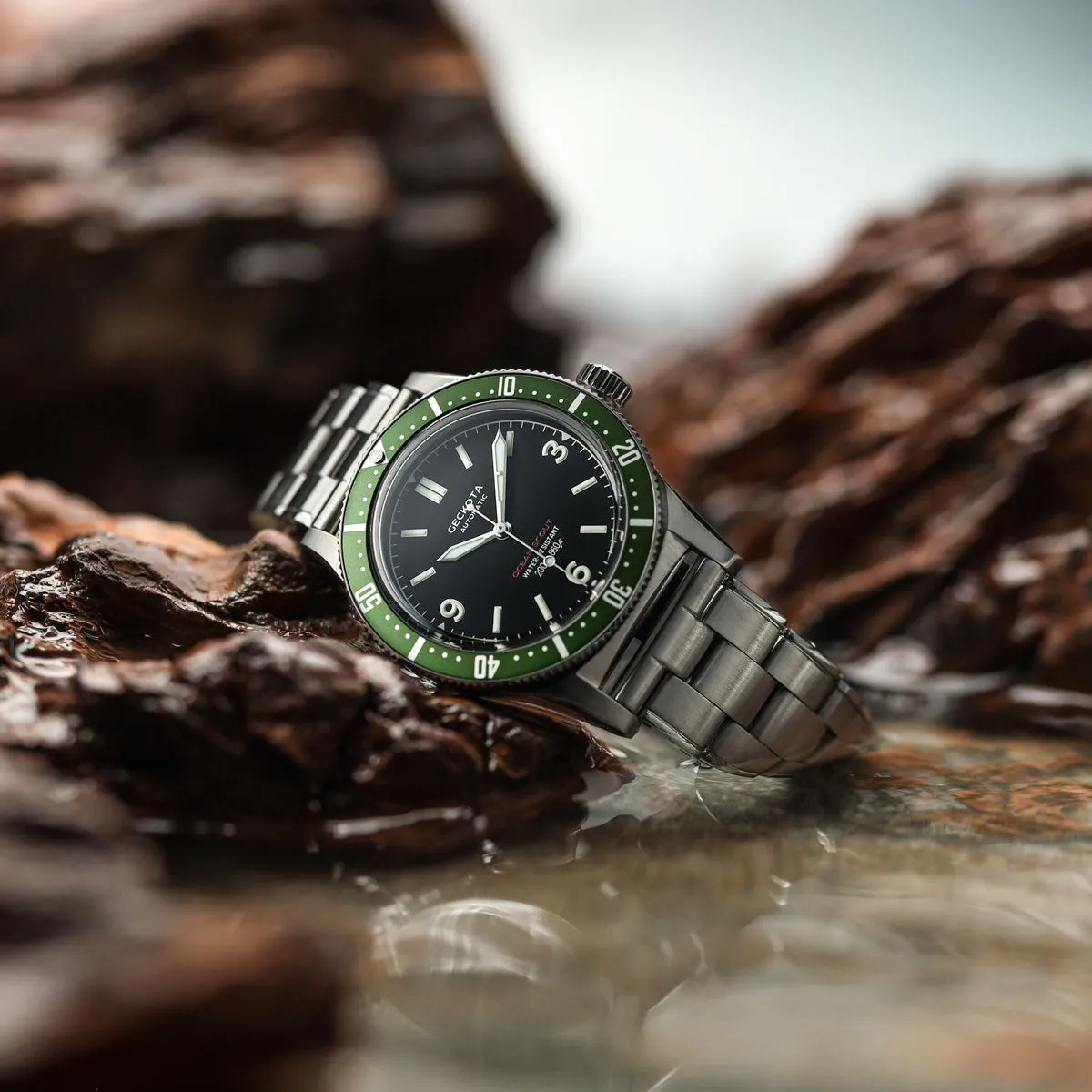 Ocean-Scout Dive Watch - Emerald Green