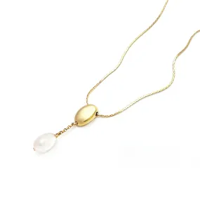 Origin Pearldrop Pendant - Gold